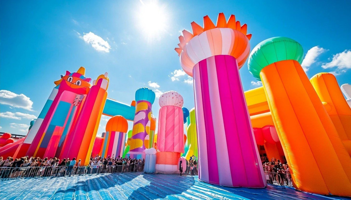 Comment les structures gonflables boostent-elles la visibilité lors d'événements ?
