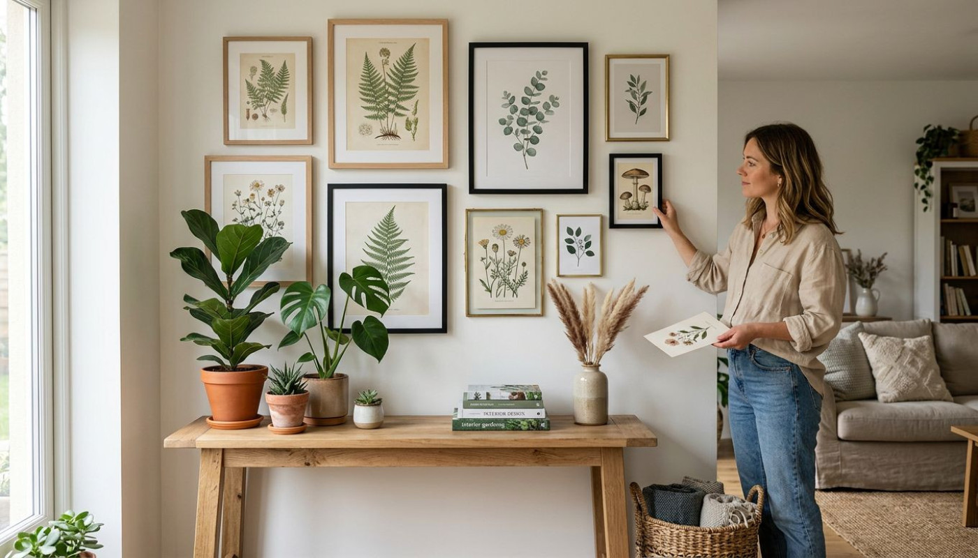 Décorer avec des illustrations botaniques : tendances et techniques